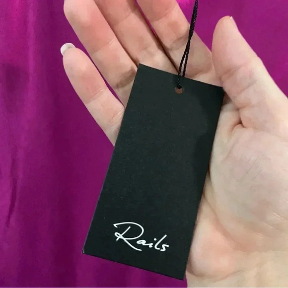 NWT Rails Maya Satin Midi Skirt Radiance size Large - Picture 5 of 9